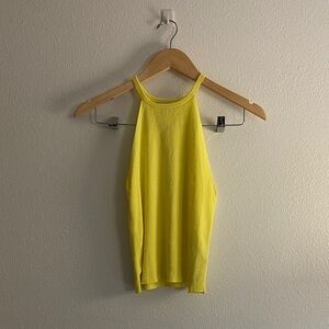 Zara Yellow Sleeveless Women's Top